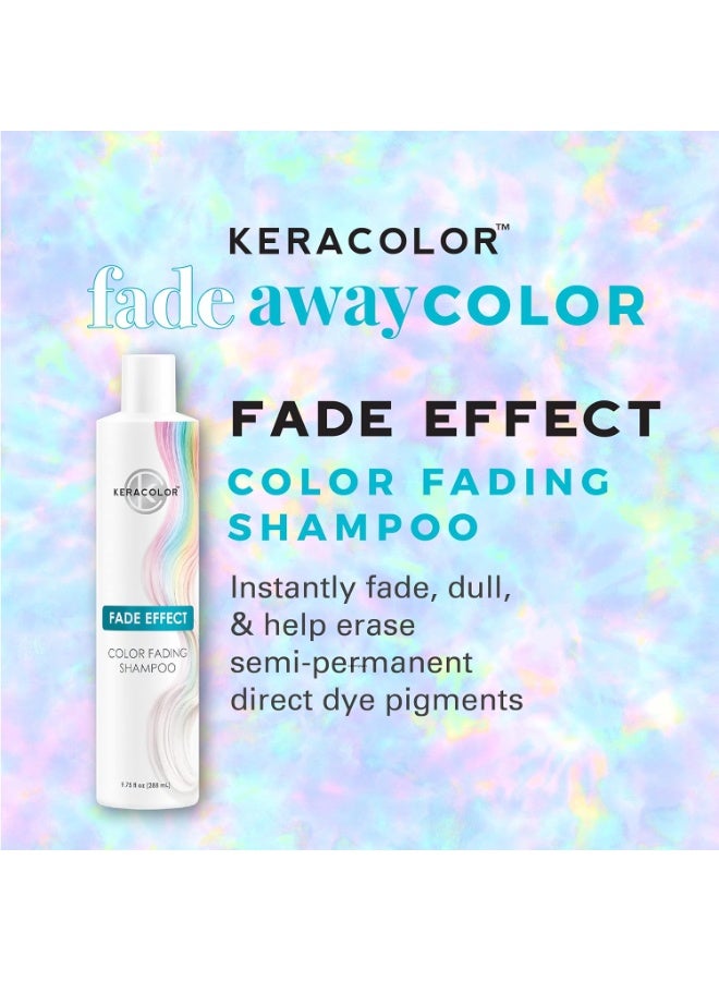 KERACOLOR Keracolor Fade Effect Color Fading Shampoo, Gently Reduces Semi-Permanent Hair Color Intensity, 9.75 Fl Oz - Image 2