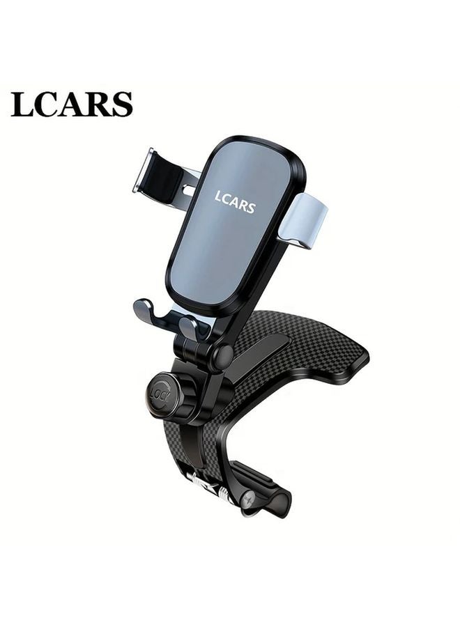 Silvery Car Phone Holder 360 Degree Adjustable Dashboard Mount Anti Slip Clip - Image 2