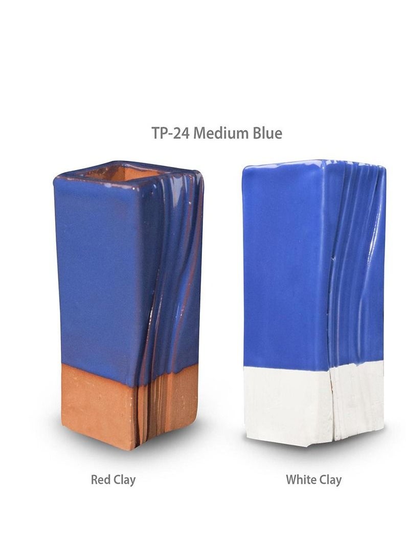Amaco - Amaco Glaze Tp-24 Pt Medium Blue - Image 1