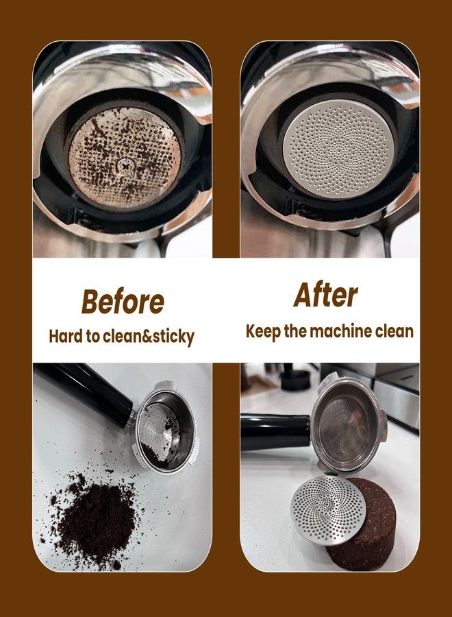 YEOSEN 53.3mm Espresso Puck Screen with Stand Reusable Espresso Filte 0.8mm Thickness Metal Coffee Filter Mesh Plate for Espresso Portafilter Filter Basket (2Pack) - Image 4