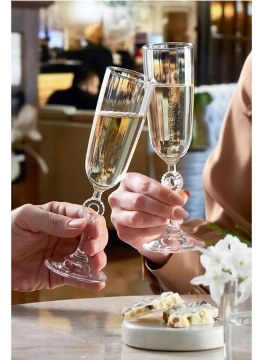 Paşabahçe 440313 Amore Set of 6 Stem Champagne Glasses KADEH150CC
