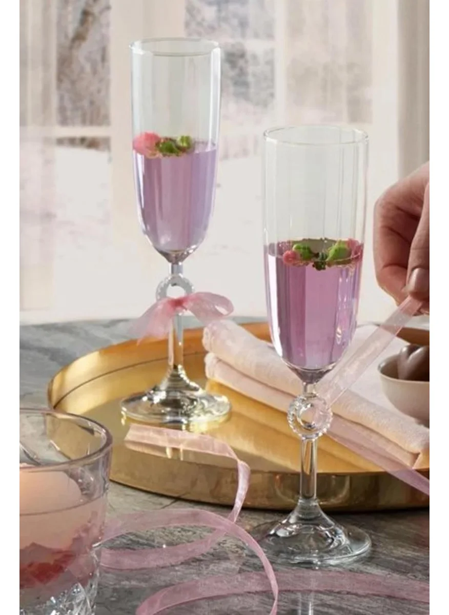 Paşabahçe 440313 Amore Set of 6 Stem Champagne Glasses KADEH150CC