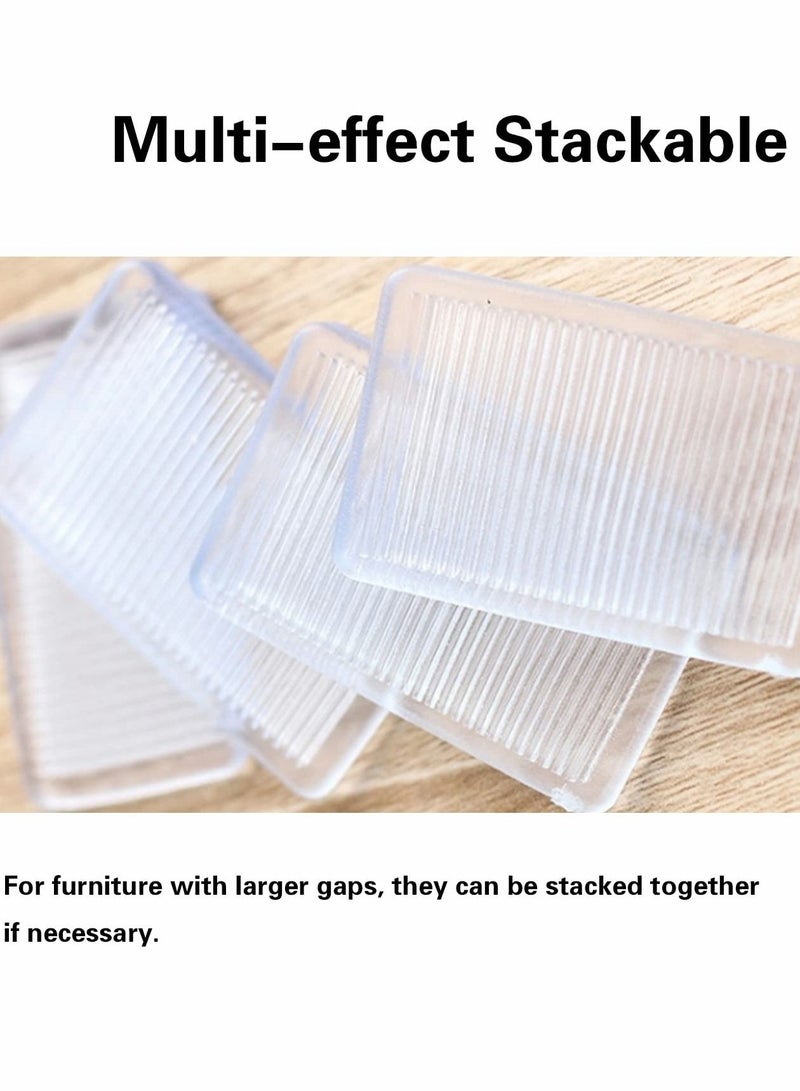Rubbery Table Shims Clear Flexible Level Wedge Plastic Wedge - Image 4