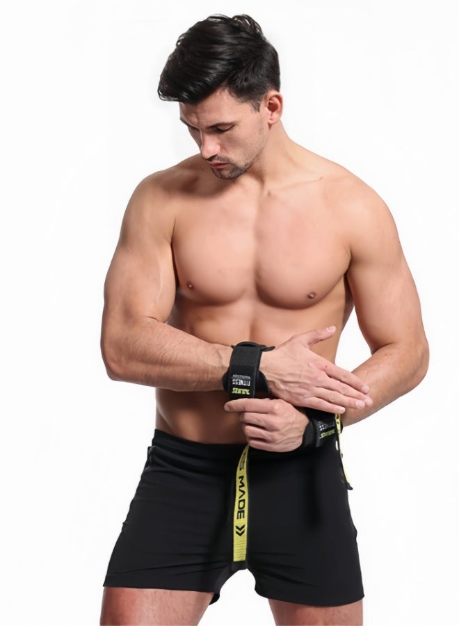 AOLIKES 2 Pack Weightlifting Assist Straps, Fitness Wrist Straps, Non-slip Neoprene Straps, Handlebar Straps, Silicone Sports Band Wrist Straps - Image 3