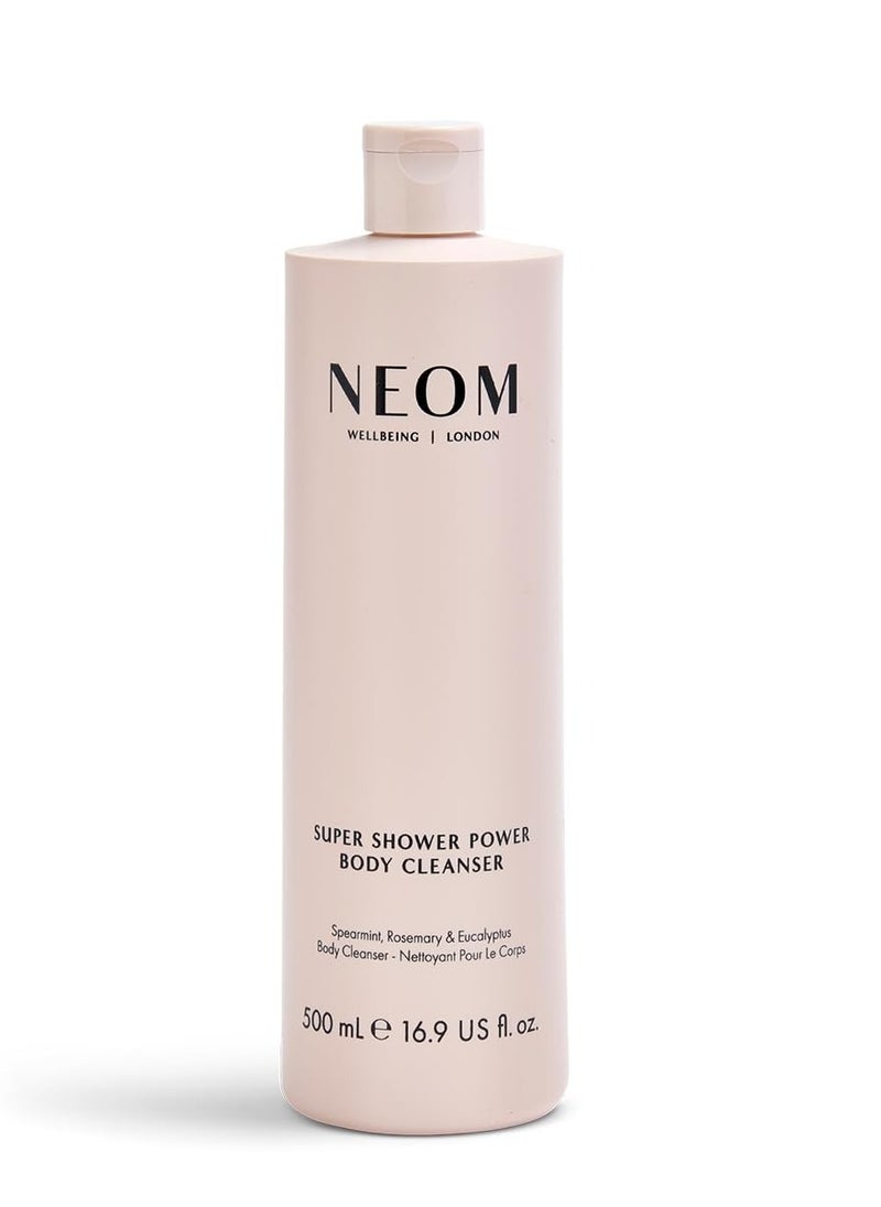 Neom – Super Shower Power Body Cleanser Shower Gel, 500ml | Spearmint, Rosemary & Eucalyptus | Invigorating Fragrance, Hydrating & Nourishing | 100% Natural Fragrance - pzsku/Z4B044E06707007BDBED2Z/45/_/1740493043/833c4bbd-955c-4873-8c4d-88e808f1029b