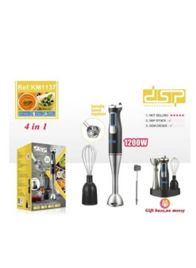 DSP KM1137, 4in1 Blender Set, 1200W - Image 2