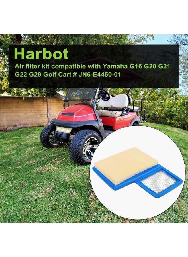 Harbot G16 Golf Cart Air Filter for Yamaha G29 G22 G16A G22A G19 G21 G20 Golf Cart Parts JN6-E4450-01-00 JN6-E4450-01 JU0-E445E-01 for Yamaha Golf Cart Tune up Kit 1996-UP 4 Cycle 301cc 357cc Engine - Image 2