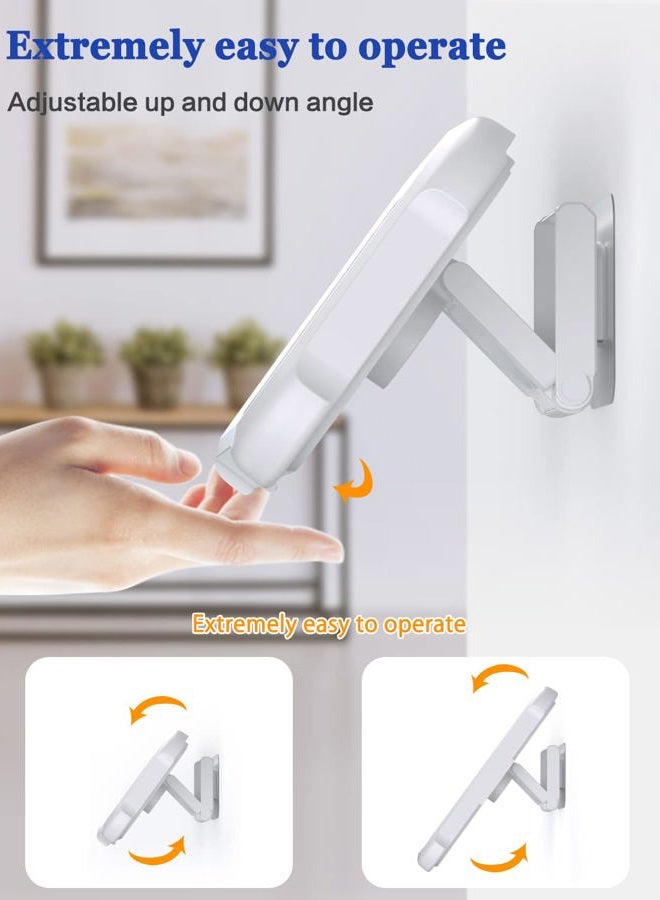 Mistriddle Waterproof Shower Phone Holder with 360° Rotation, Angle Adjustable, Wall Mounted Phone Holder for Bathroom Mirror Bathtub Kitchen, Up to 6.8 Inch (Upgraded) - Image 4