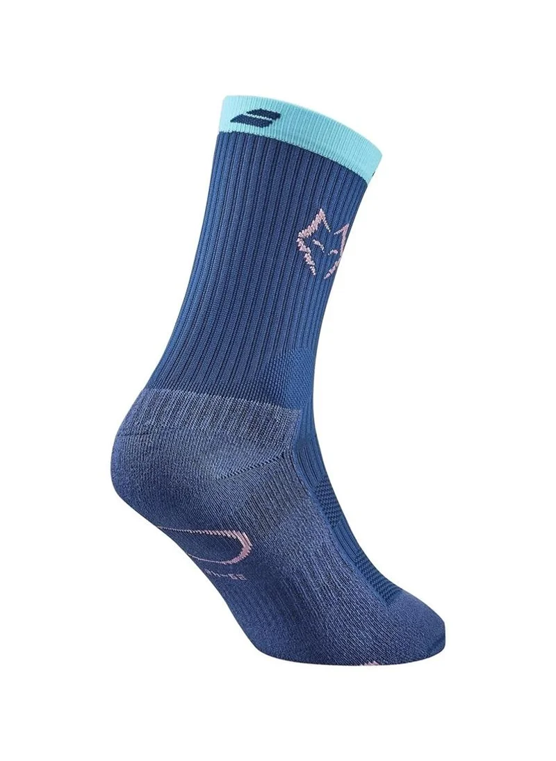 بابولات Babolat Padel Mid-Calf Socks Lebron-5Ua1322P-4136, Color - Blue, (French Brand)