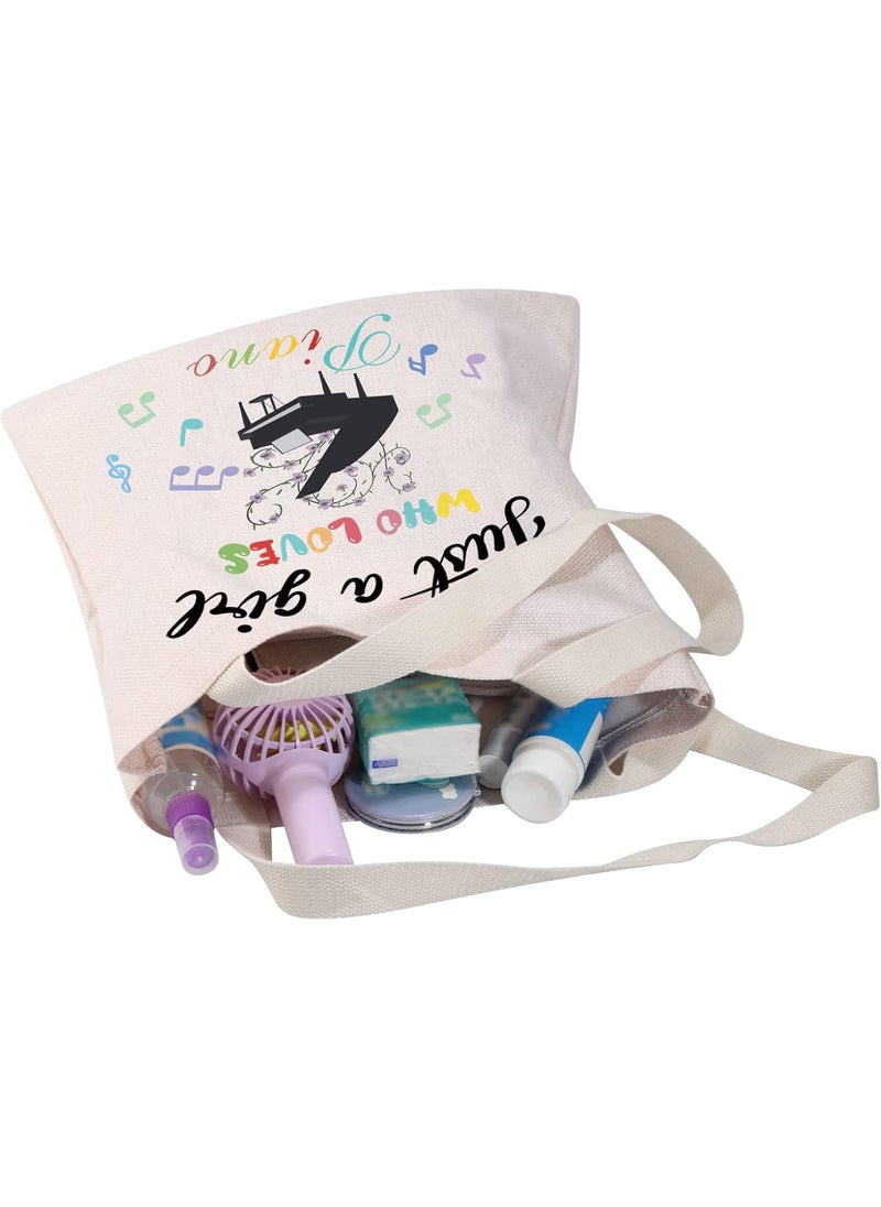 MBMSO MBMSO Piano Music Tote Bag  Perfect for Piano Players  Lovers  Shoulder Bag  - Image 5