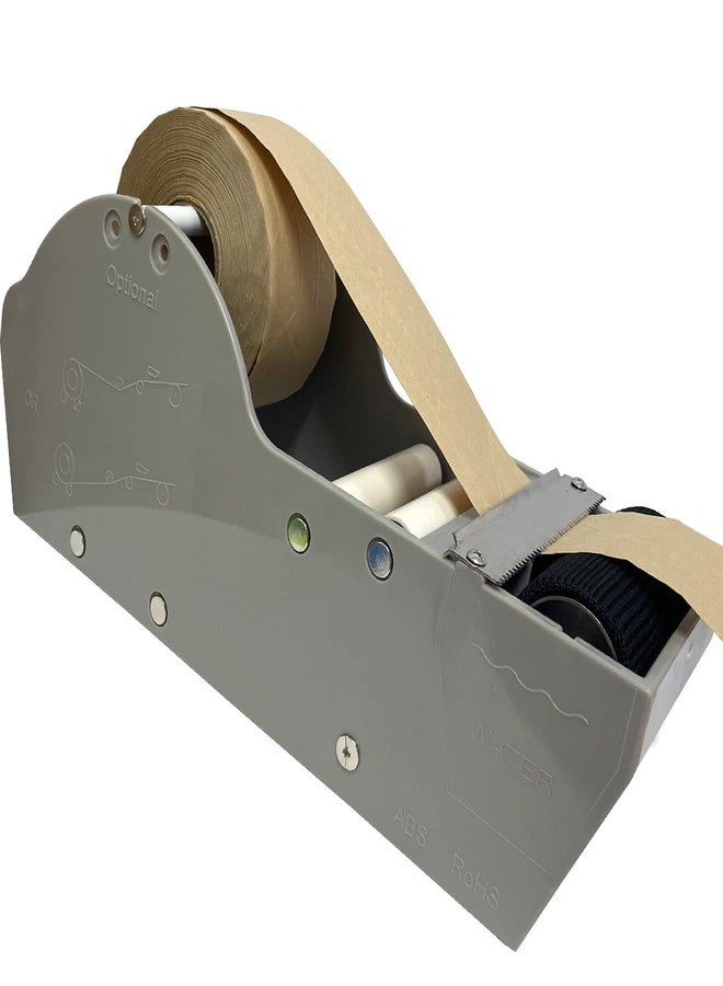 WELSTIK Water Activated Gummed Kraft Paper Tape Packaging Dispenser 3 Inch for Shipping, Carton and Box Sealing, Gray - Image 4