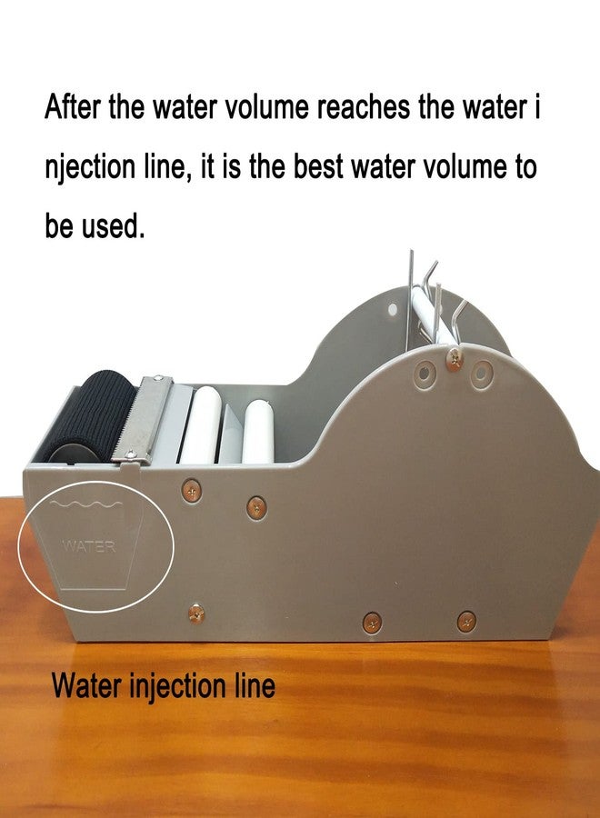 WELSTIK Water Activated Gummed Kraft Paper Tape Packaging Dispenser 3 Inch for Shipping, Carton and Box Sealing, Gray - Image 3