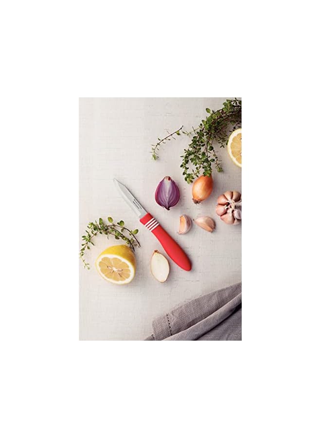 TRAMONTINA Paring Knives Set 2 Pieces Multipurpose Peeling Knife - Image 3