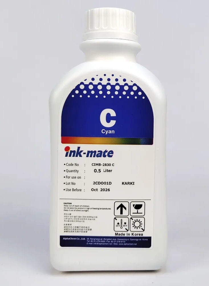 Inkmate Refill Ink for Cartridge Printers, Blue, 500ml for Refilling Printer Cartridges