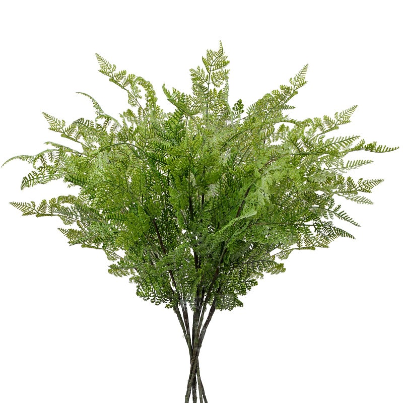 Briful 30 Artificial Boston Fern Plants Bushes Fake Shrubs Bush Greenery Plants Faux Fern Plant Large for Outdoors UV Resistant Garden Plants or Home Office Desk Indoor Decor 6pcs