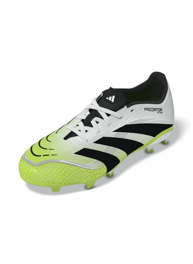 Adidas Adidas Predator League Fg/Mg J U White Football/Soccer Shoes For Kids