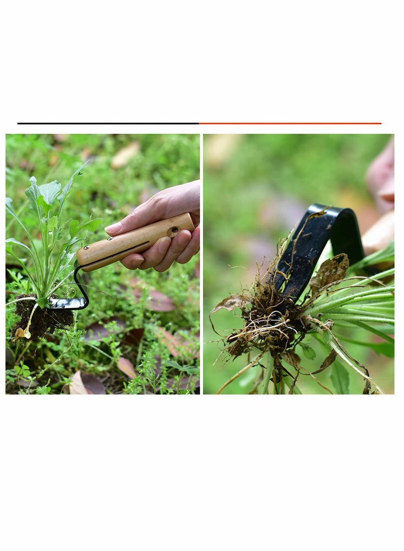 KASTWAVE Hand Puller Tool, V-Shape Manual  Puller, Root Lifter for Gardening & Farming, Stainless Steel Puller Hand Tool for Garden Caring to Remove Dandelions Thistles - Image 5