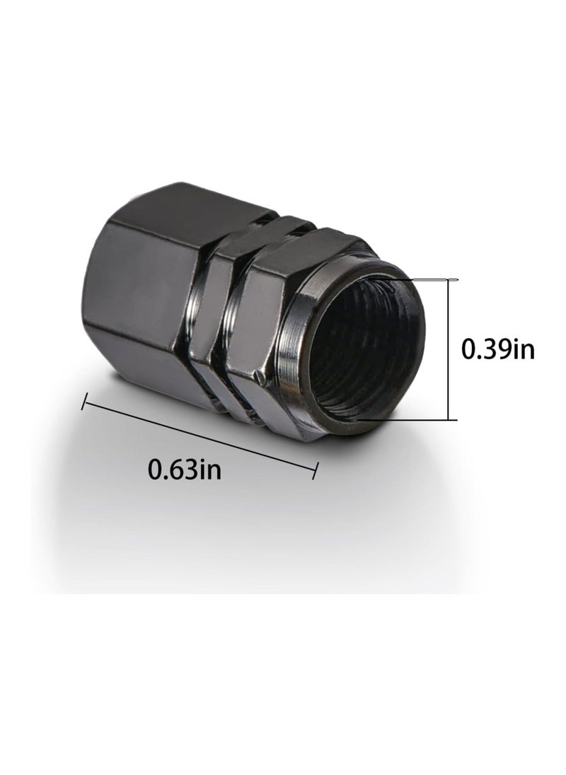 Generic 4 Pcs Set Tire Valve Stem Cover Premium Corrosion Resistant Aluminium Alloy Cap  - Image 3