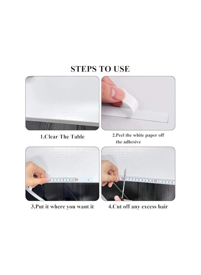 promass 3PCS 1M Self Adhesive Tape Measure, Metric Scale Ruler, Left to Right Measuring Tape, Right to Left Measuring Tape, Middle to Both Sides Measuring Tape, Sticker Ruler for Mechanical Table Saw - Image 4