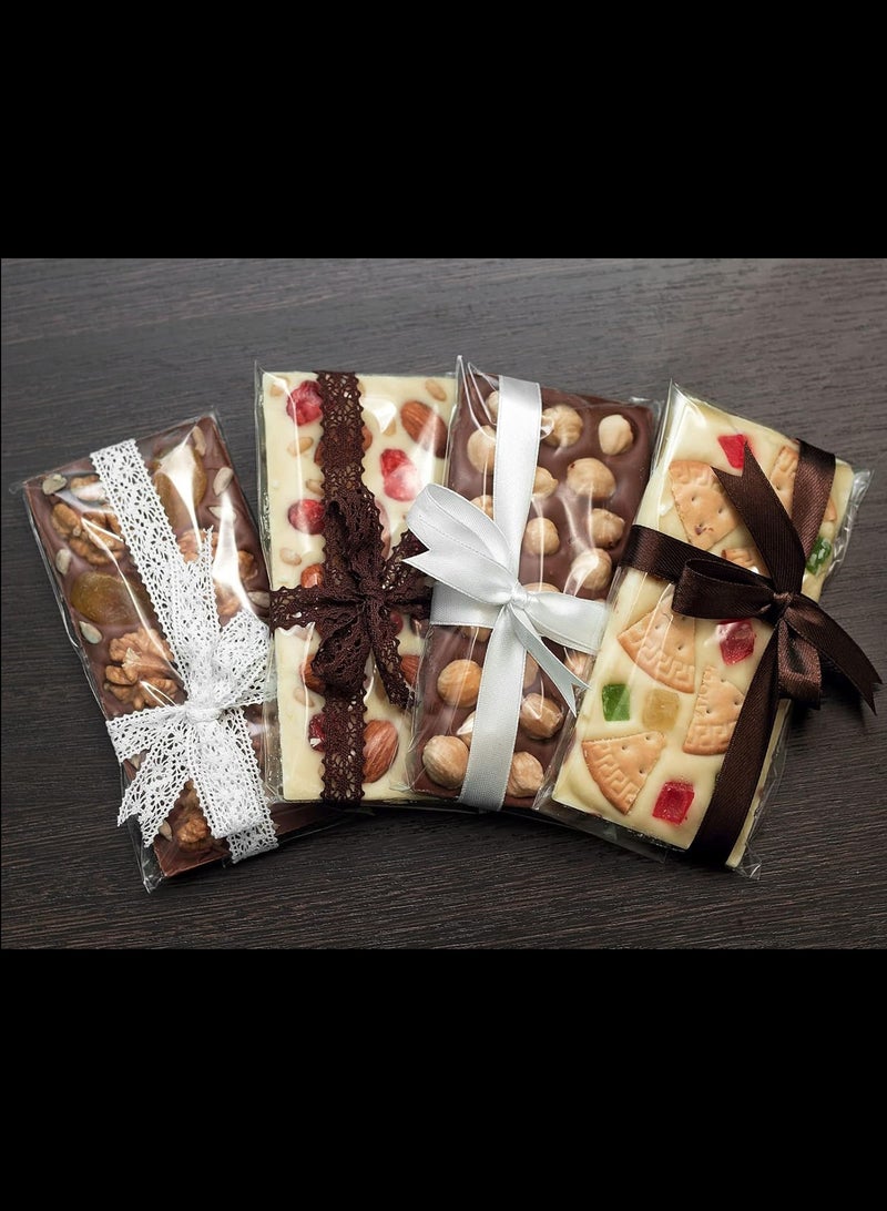 Clear Self Sealing Cellophane Bags,200 Pcs Cookie Bags Resealable Cellophane Bag for Packaging Cookies, Candy and Products,10x21+3cm  - Image 3