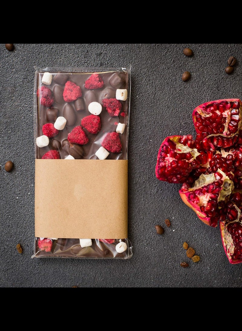 Clear Self Sealing Cellophane Bags,200 Pcs Cookie Bags Resealable Cellophane Bag for Packaging Cookies, Candy and Products,10x21+3cm  - Image 4