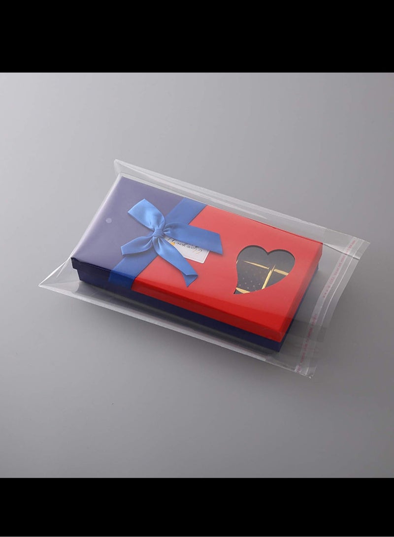 Clear Self Sealing Cellophane Bags,200 Pcs Cookie Bags Resealable Cellophane Bag for Packaging Cookies, Candy and Products,10x21+3cm  - Image 5