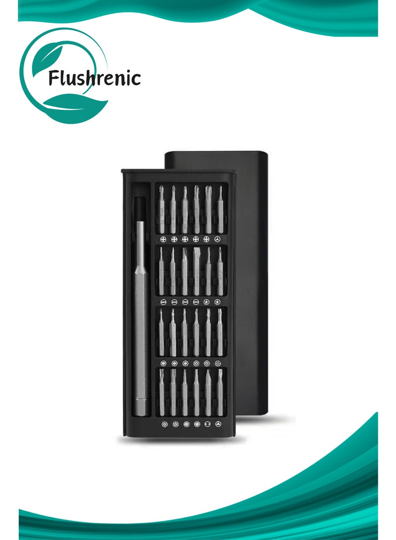Flushrenic 25-in-1 Small Precision Screwdriver Set, Professional Magnetic Mini Repair Tool Kit for Phone, Computer, Watch, Laptop, Macbook, Ring Doorbell, Eyeglass, Electronic - Image 1