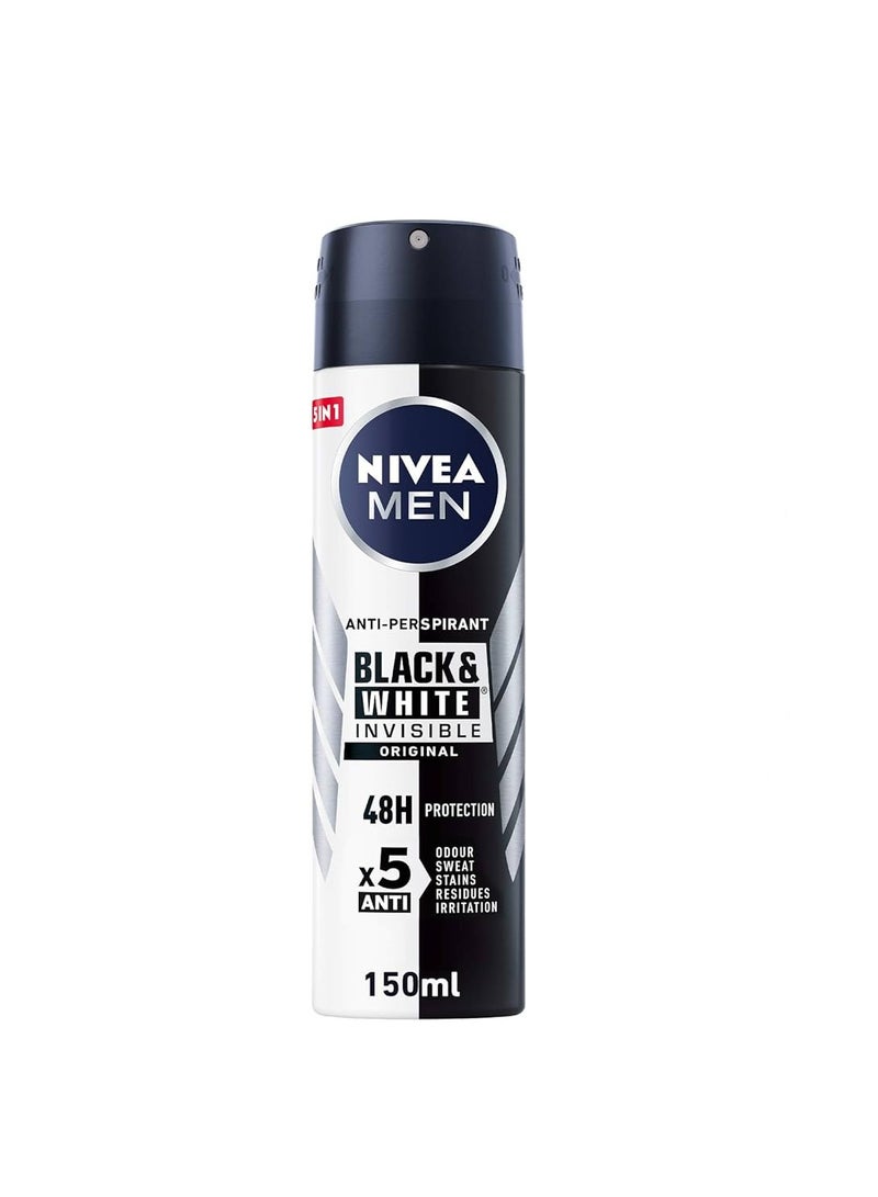 Nivea NIVEA BLK&WHITE INVISIBLE DEO SPRAY 150ML