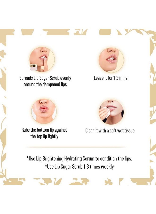 Keya Seth Aromatherapy Keya Seth Aromatherapy Lip Sugar Scrub with Shea Butter, Rose oil & Honey Gentle Exfoliation & Restore Natural colour for Men & Women 11ml  - Image 5