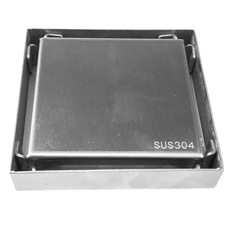 Square Shower Floor Drain with Filter Screen Stainless Steel Deodorant Floor Drain for Bathroom Concealed Floor Drain - Image 2