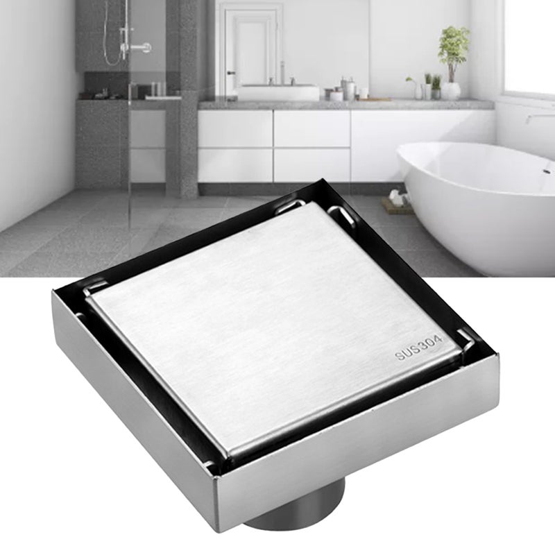 Square Shower Floor Drain with Filter Screen Stainless Steel Deodorant Floor Drain for Bathroom Concealed Floor Drain - Image 5