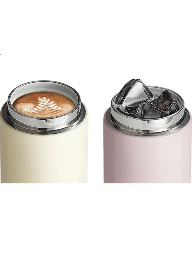 Uka Mini Pocket Cup Small Capacity Insulated Stainless Steel Ceramic Men And Women Compact Portable Water Cup White 220Ml - Image 2