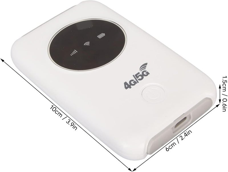 كلاراكو جهاز توجيه محمول لاسلكي 4G LTE USB WiFi مودم 300 ميجابايت في الثانية غير مقفل 5G WiFi SIM فتحة مدمج 3200 مللي أمبير في الساعة جهاز توجيه محمول لاسلكي WiFi - Image 3