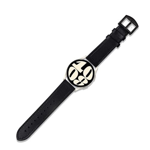 GadgetBite 22mm Vegan Leather Smartwatch Strap with Metal Buckle - Stylish and Durable. Compatibility with Samsung Galaxy Watch 3 45mm/Galaxy Watch 46mm/Gear S3 Classic and All 22MM Watches (Black) - Image 4