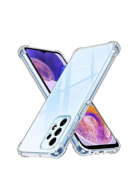 Back Soft Silicone Cover For Samsung Galaxy A72 - Clear