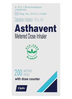 Cipla Asthavent Inhaler 200metered Doses 