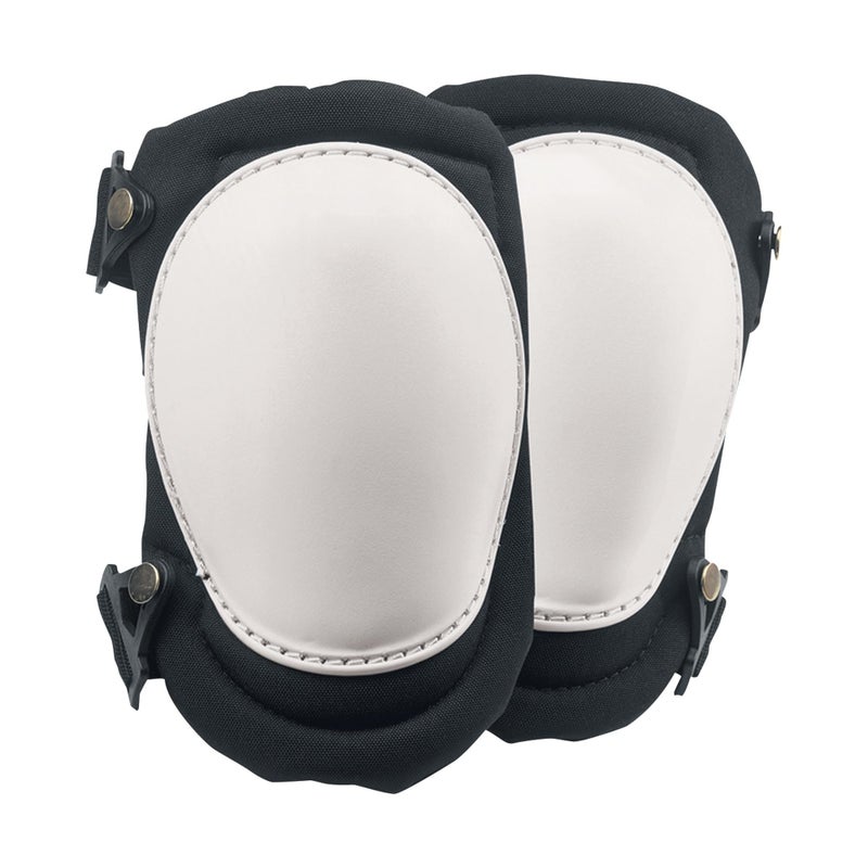 Custom Leathercraft CLC Custom Leathercraft V237 Swivel Kneepads Stitched Plastic Cap BlackWhite