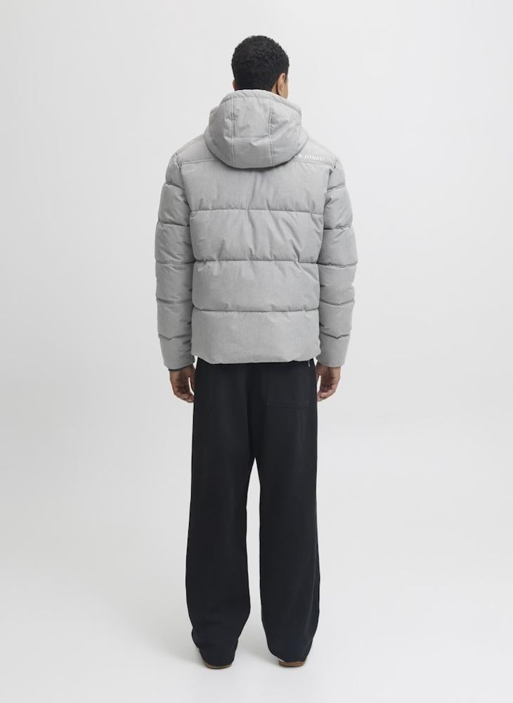 JACK & JONES Essential Puffer Jacket With Hood - Image 2