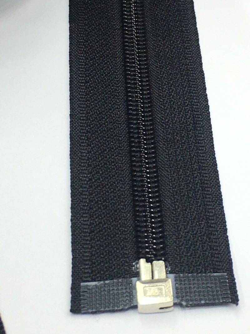 Karan Tuhafiye Karan Haberdashery Abaya Zipper Medium Thickness 150 cm Black  - Image 3