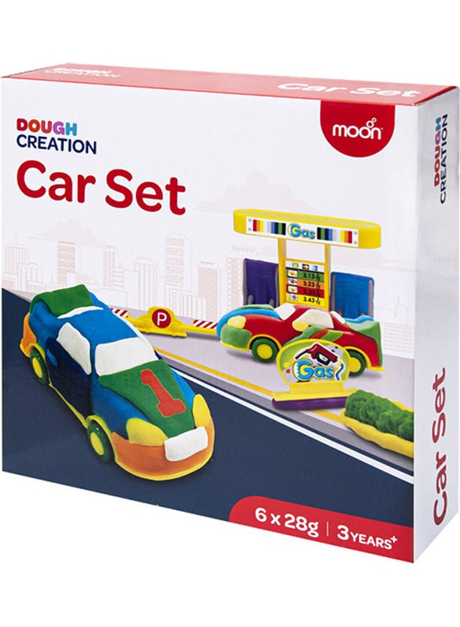 Moon Dough Creation Car Set For 3 Years And Above – 6 X 28 G - Image 1