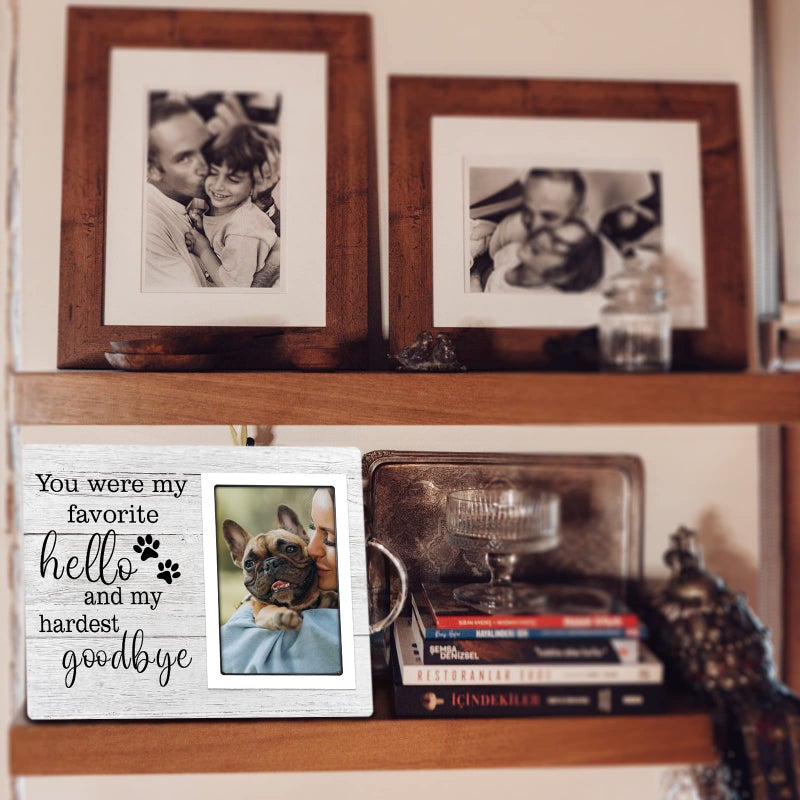 SteadStyle Dog Memorial Gifts for Loss of Dog, Pet Memorial Gifts, Loss of Dogs Sympathy Gift, Pet Loss Remembrance Bereavement Gift, In Memory of Dogs Sympathy Picture Frames (4x6) - Image 5