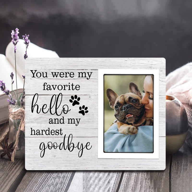 SteadStyle Dog Memorial Gifts for Loss of Dog, Pet Memorial Gifts, Loss of Dogs Sympathy Gift, Pet Loss Remembrance Bereavement Gift, In Memory of Dogs Sympathy Picture Frames (4x6) - Image 2