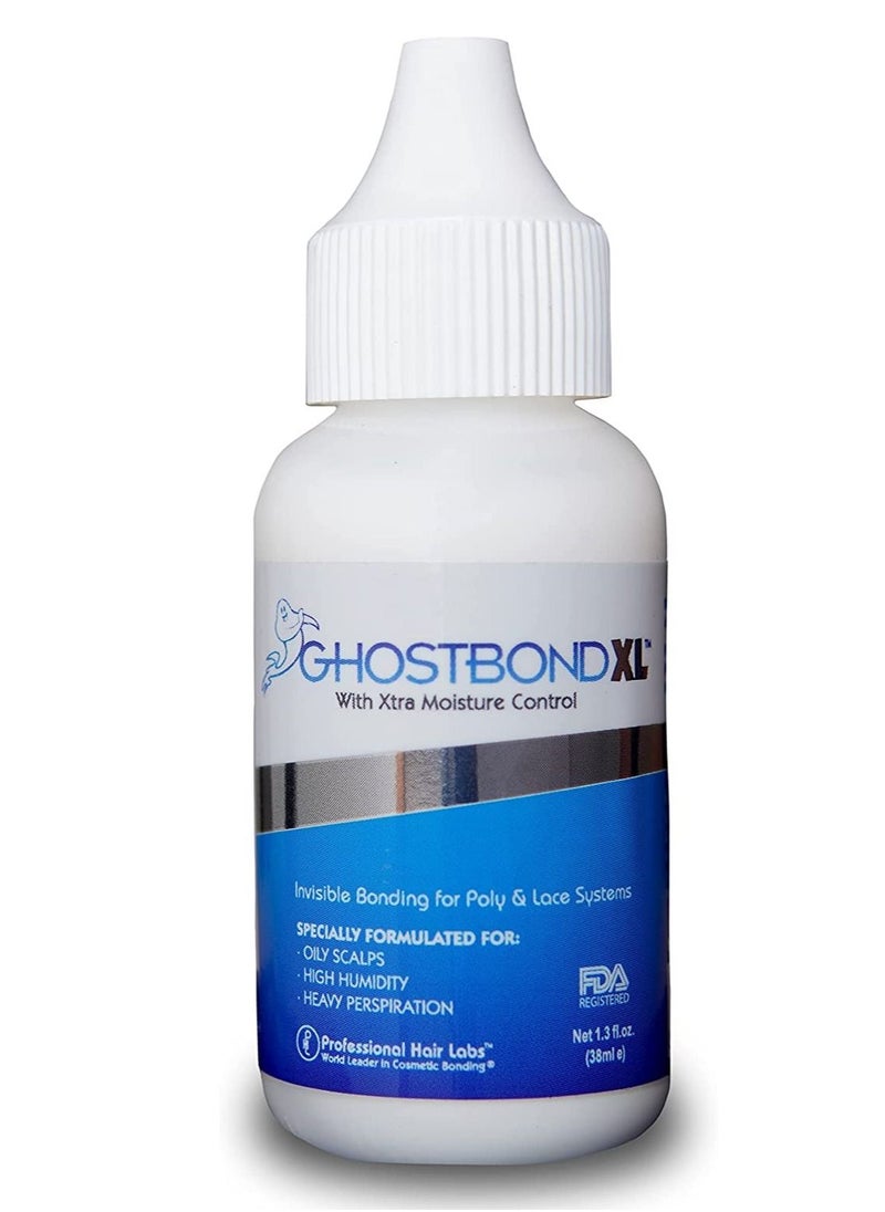 Ghost Bond Ghost Bond XL Hair Replacement Adhesive - 1.3oz - Invisible Bonding Glue: Extra Moisture Control - Light Hold For Poly and Lace Hairpiece, Wig, Toupee Systems  - Image 1
