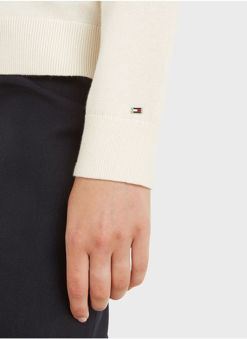 TOMMY HILFIGER Crew Neck Graphic Sweater
