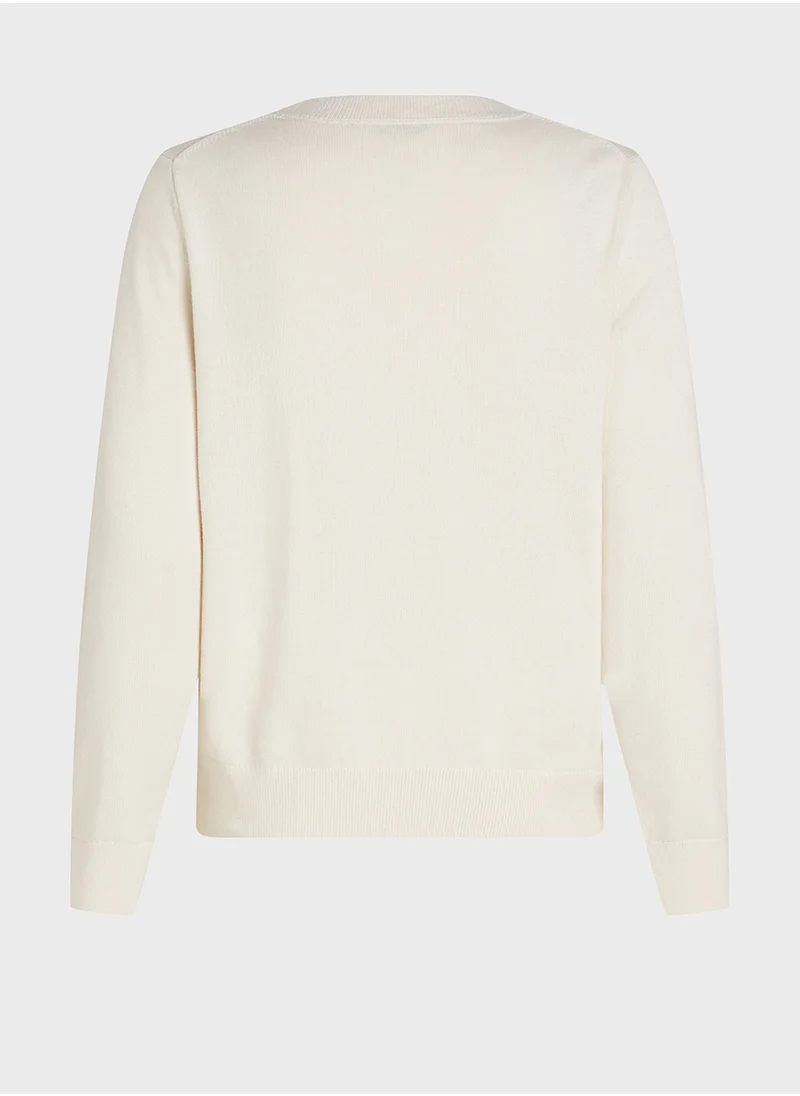 TOMMY HILFIGER Crew Neck Graphic Sweater