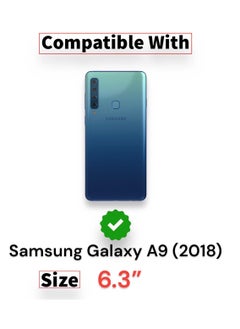 Generic For Samsung Galaxy A9 (2018) Silicone Back Color Cover,Camera Protection From Shocks From TPU Compatible For Samsung Galaxy A9 (2018) (6.3'') (Fayrouz)  - Image 5