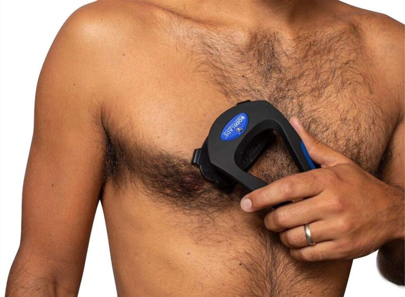 Bakblade Body Grooming, Bodblade Ergonomic Shaver, Shaving Chest, Arms & Stomach Region - Image 1