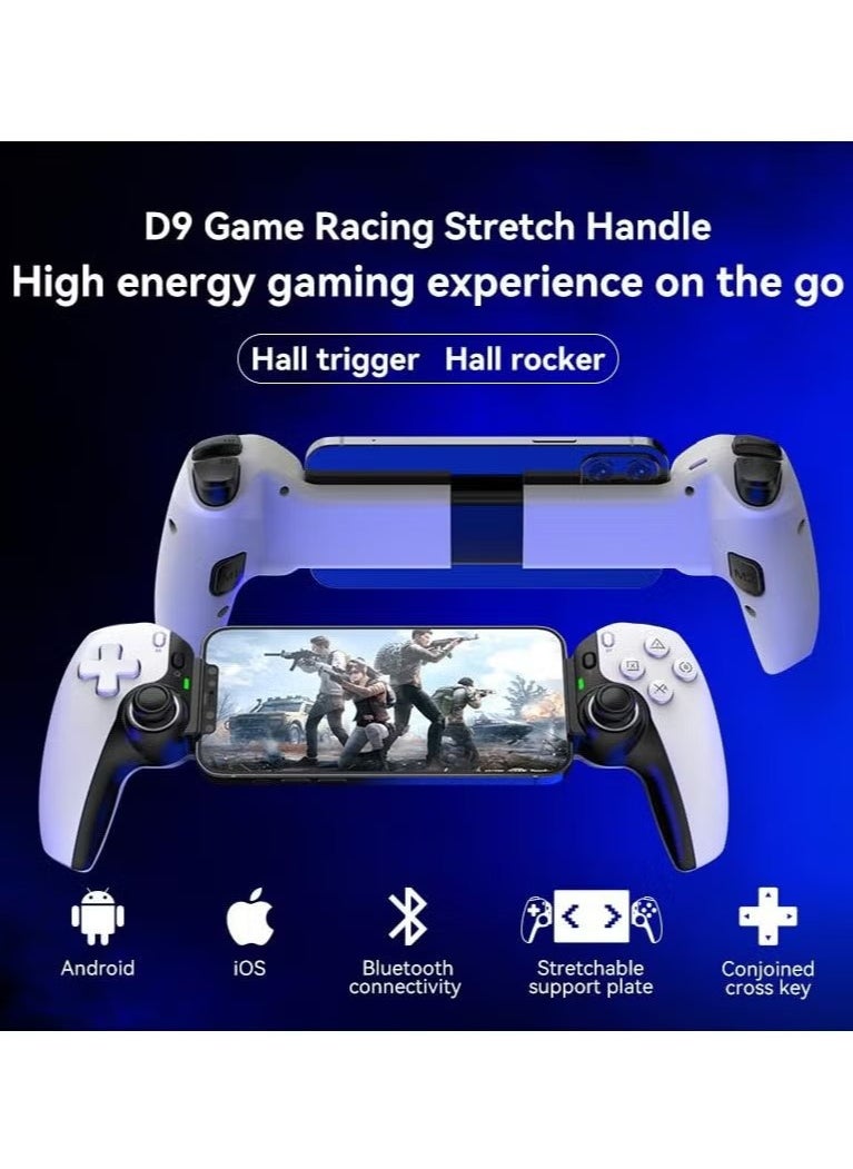 BORTONY - Mobile Gaming Controller D9 Mobile Phone Stretching Game Controllers for iOS Android Tablet Advanced Mobile Gaming Controllers Enhance Your Gaming Experience  Play PlayStation XBOX Steam Fortnite Apex - Image 1