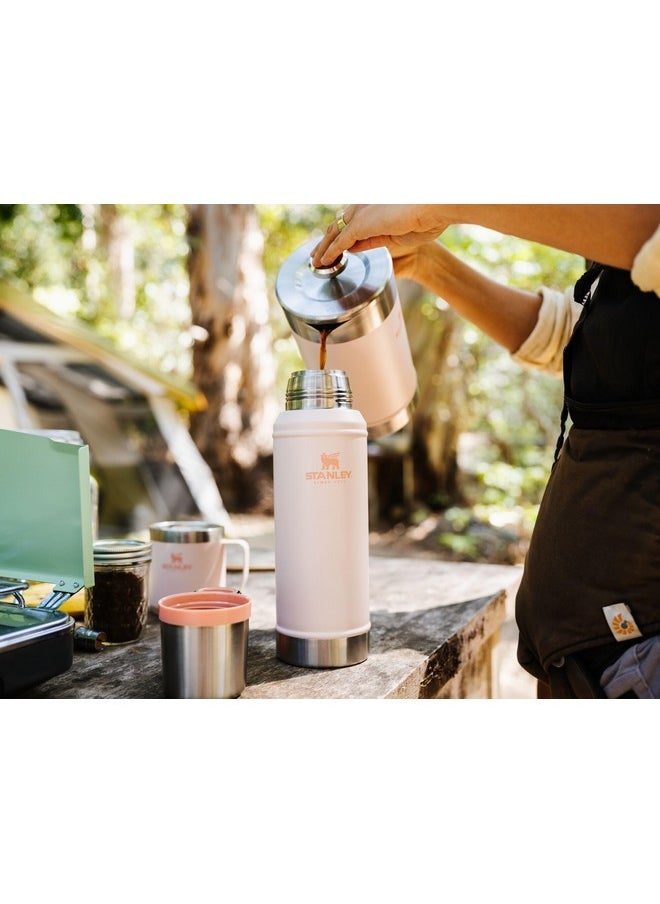 Stanley - Stanley Classic Legendary Vacuum Bottle 1.0 qt | Wide Mouth with Leakproof Cup Lid | Keep Drinks Hot or Cold | Packable for Travel | Insulated Stainless Steel Thermos | BPA-Free | Limestone - Image 1