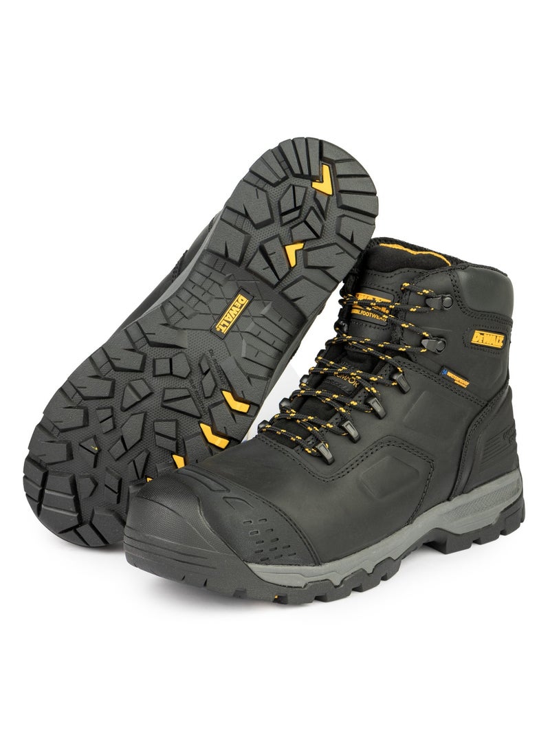 DEWALT Bulldozer Men's Steel Toe Waterproof Safety Work Boots - Black - Image 2